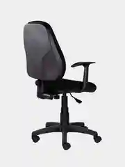 Кресло Brabix Comfort MG-321, регулируемая эргономичная спинка, ткань, черное С-11, 532556
