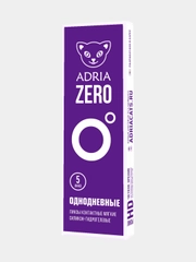 Линзы контактные силикон-гидрогелевые однодневные Adria Zero (5 линз) 8,6/ 14,2/ (-0,50) - (-12,00)
