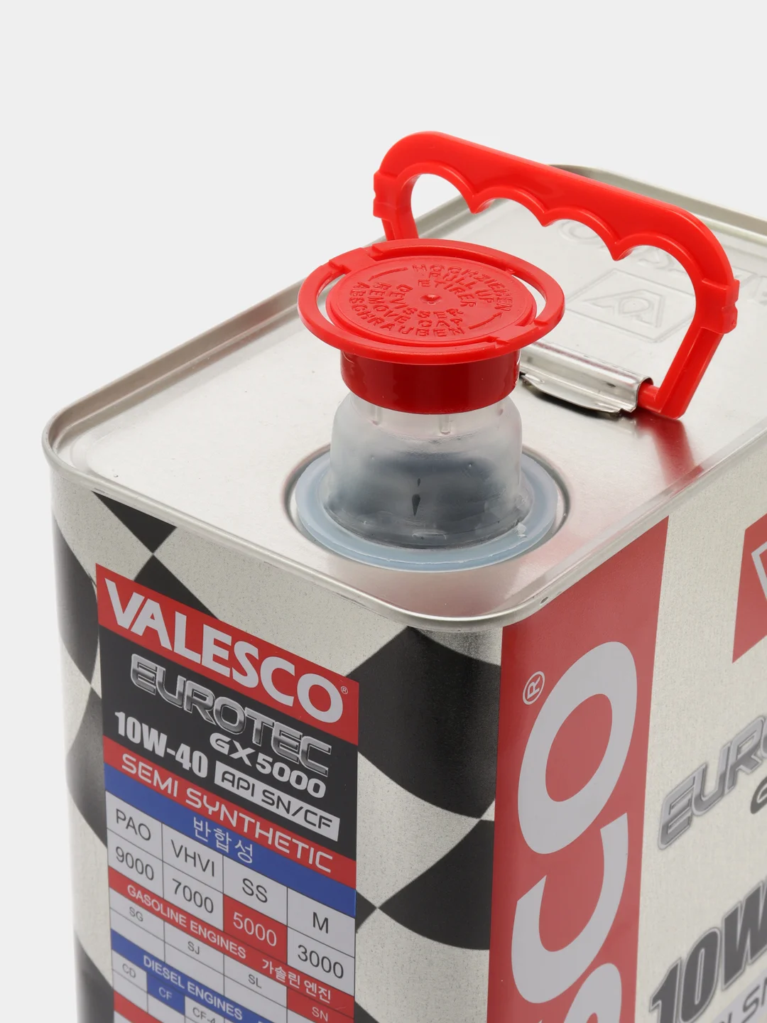 Масло VALESCO EUROTEC GX 5000 10/40 API SN/CF п/синтетическое, 4 л