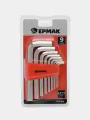 Ермак набор ключей шестигранников 2,0-12 мм, 9 шт, 009