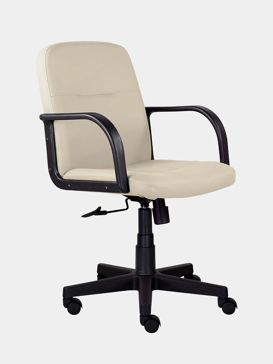 Кресло BRABIX Top MG-333, с подлокотниками, кожзам, бежевое Z-21, 532554