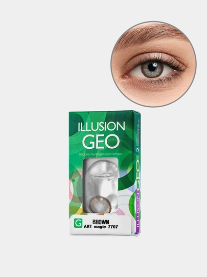 Цветные контактные линзы ILLUSION GEO Magic 8,6/ 14,2/ от -0,5D до -6,0D