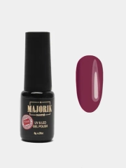 Гель лак для ногтей Majorik Coler 16, 8г темно розовый лак для маникюра и педикюра