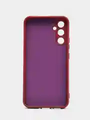 Тёмно-бордовый чехол для Samsung Galaxy A34 5G (Самсунг Галакси А34 5 Джи), с мягкой подкладкой