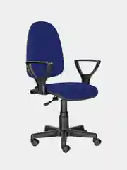 Кресло BRABIX Prestige Ergo MG-311, регулируемая эргономичная спинка, ткань, синее, 532423