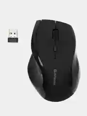 Черный беспроводная оптическая мышь ACCURA MM-295, 800-1600dpi, 6 кнопок, светодиодный датчик