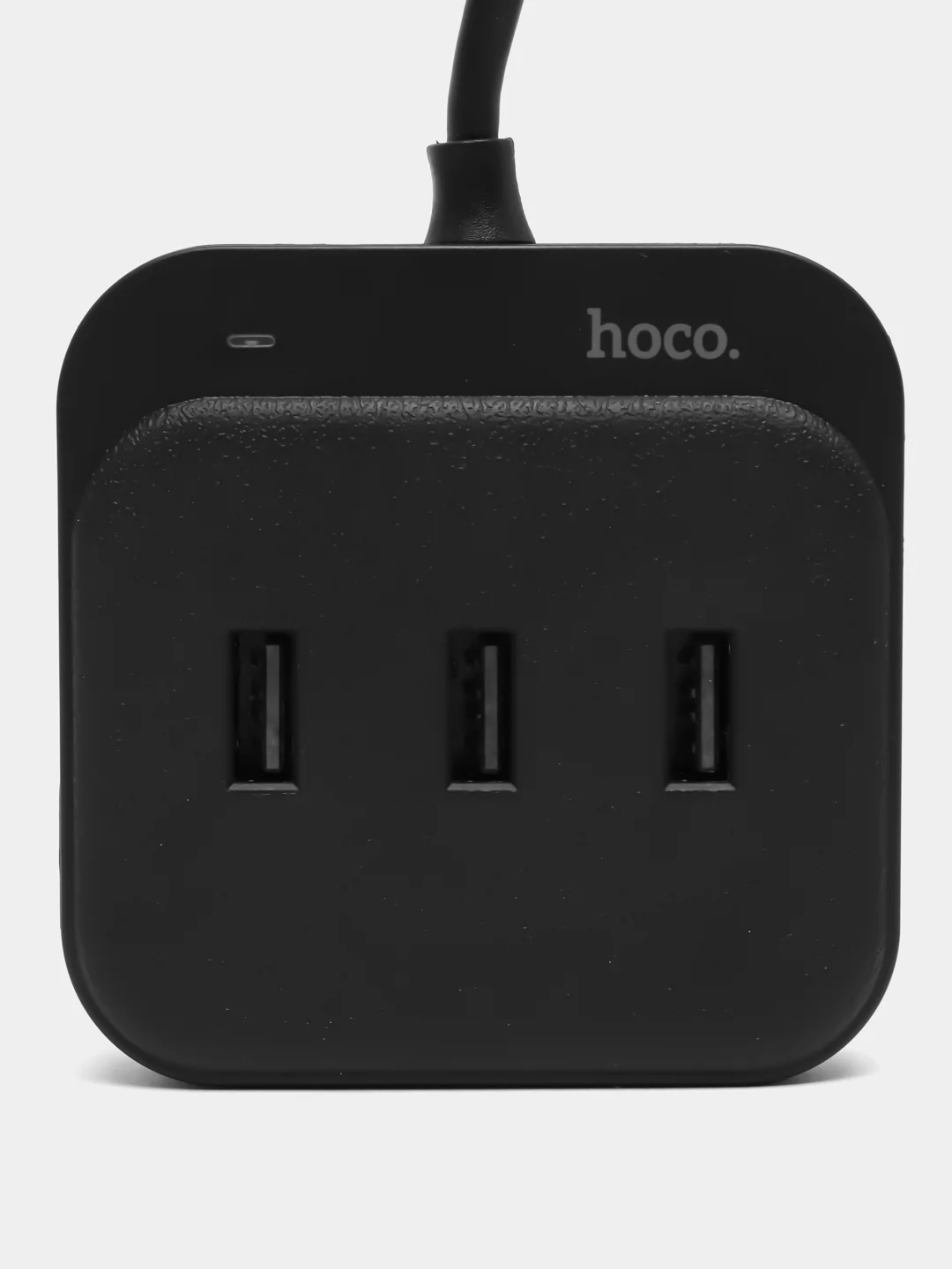 Черный переходник 4 в 1 hoco HB31, USB HUB 4 ПОРТА, 1.2 м, концентратор ЧЕТЫРЕ В ОДНОМ
