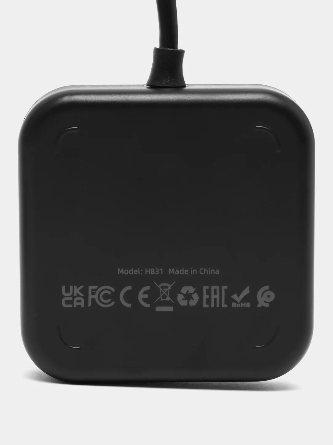 Черный переходник 4 в 1 hoco HB31, USB HUB 4 ПОРТА, 1.2 м, концентратор ЧЕТЫРЕ В ОДНОМ