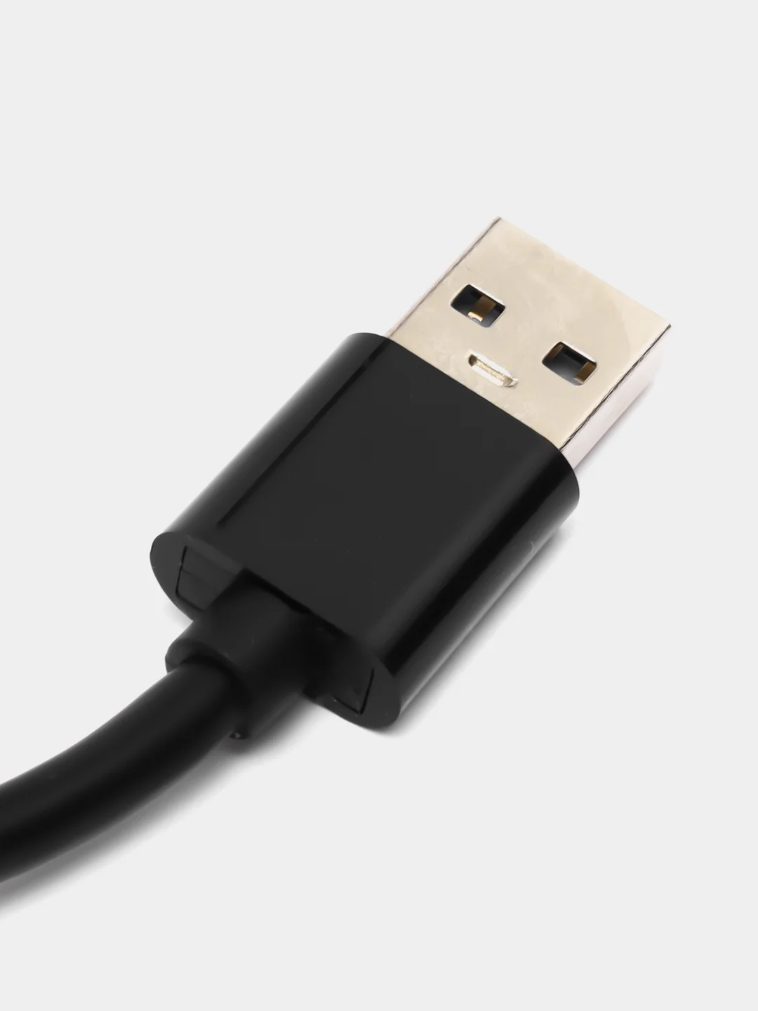 Черный переходник 4 в 1 hoco HB31, USB HUB 4 ПОРТА, 1.2 м, концентратор ЧЕТЫРЕ В ОДНОМ