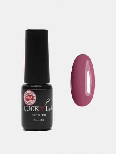 Гель лак Luckylak Kapsula 11, 8g, сиреневый для маникюра и педикюра