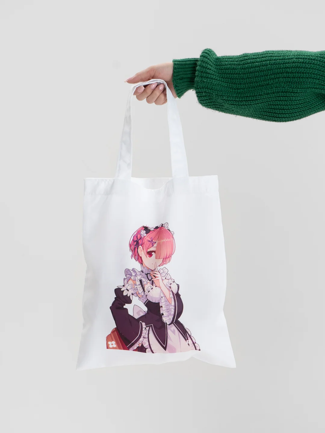 Сумка-шоппер по аниме "Re:Zero. Жизнь с нуля в альтернативном мире", Рам