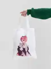 Сумка-шоппер по аниме "Re:Zero. Жизнь с нуля в альтернативном мире", Рам