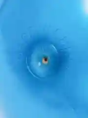 Синий мяч резиновый, детский