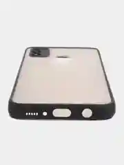 Хром samsung Galaxy M21 / M30s, Галакси М21, М30с чехол матовый силиконовый с цветными кнопками