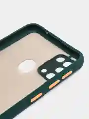 Морской чехол пластиковый Samsung Galaxy M31 (Самсунг Галакси М31), матовый, с цветными кнопками