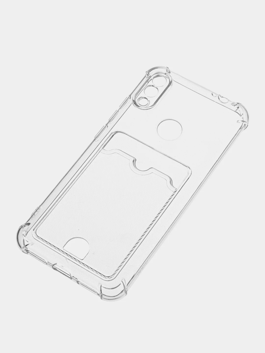 Чехол силиконовый с кармашками для карт, пропуска, фотографии на Xiaomi REdmi A2/A2 lite Note 7