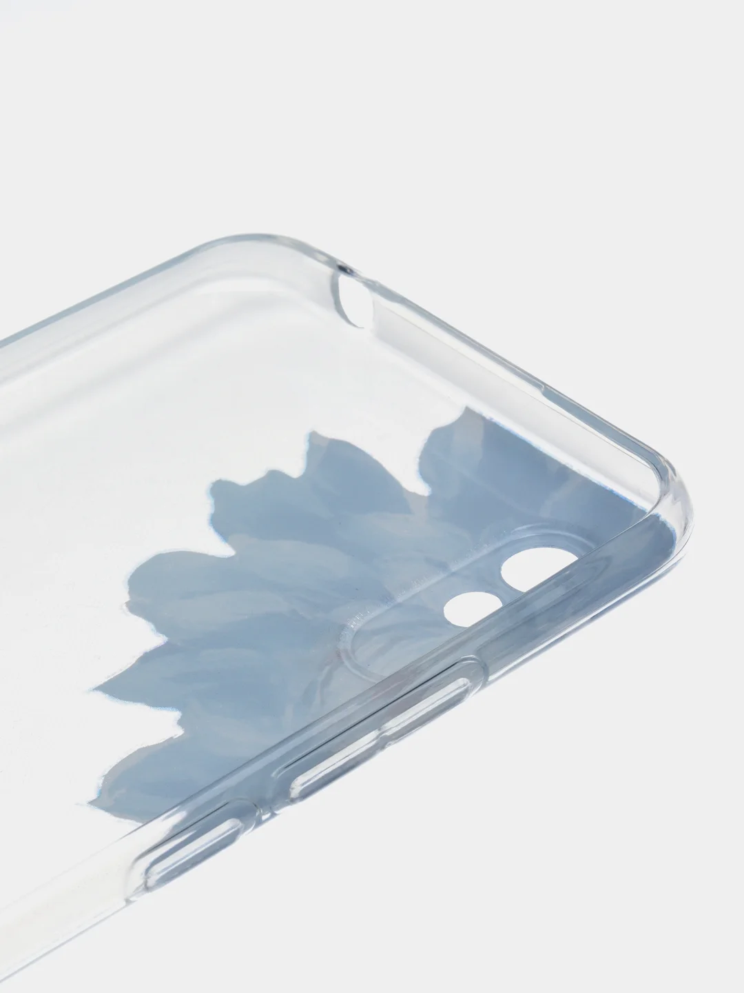 Лазурный силиконовый чехол на Xiaomi Redmi 9A / Сяоми Редми 9А прозрачный с рисунком, защита камеры