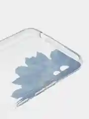 Лазурный силиконовый чехол на Xiaomi Redmi 9A / Сяоми Редми 9А прозрачный с рисунком, защита камеры