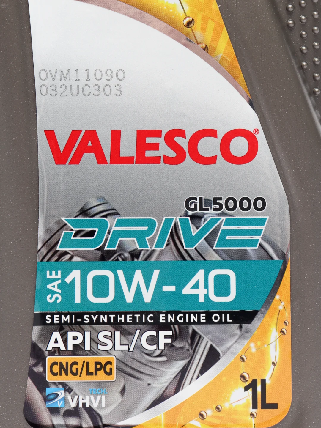 Масло VALESCO DRIVE GL 5000 10/40 API SL/CF п/синтетическое, 1 л ПЭ