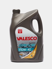 Масло VALESCO DRIVE GL 5000 10/40 API SL/CF п/синтетическое, 4 л, ПЭ