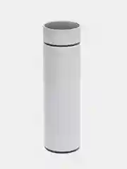 Белый термос термокружка с LED дисплеем и датчиком температуры