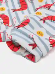 Белый свитер с принтом для собак и кошек