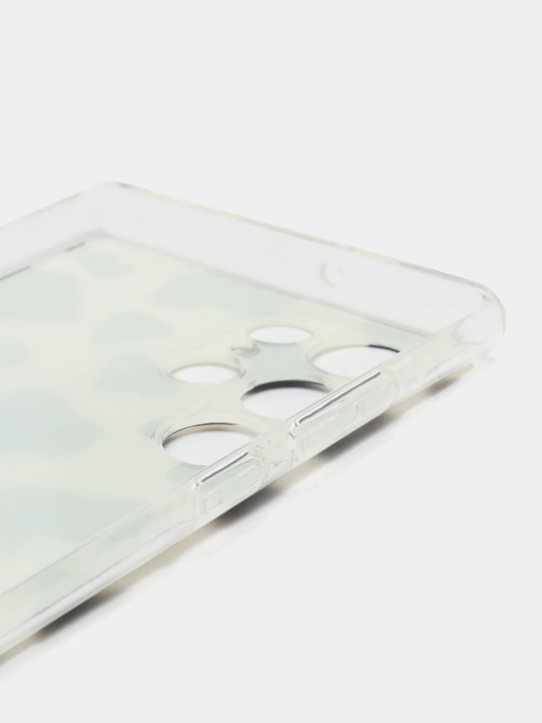 Золотистый хаки чехол на Samsung Galaxy S22 Ultra / Самсунг S22 Ultra прозрачный с рисунком, защита камеры