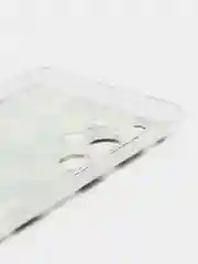 Золотистый хаки чехол на Samsung Galaxy S22 Ultra / Самсунг S22 Ultra прозрачный с рисунком, защита камеры