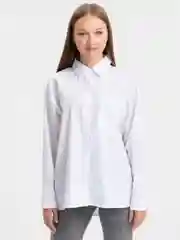 Рубашка женская oversize / рубашка школьная офисная для девушек