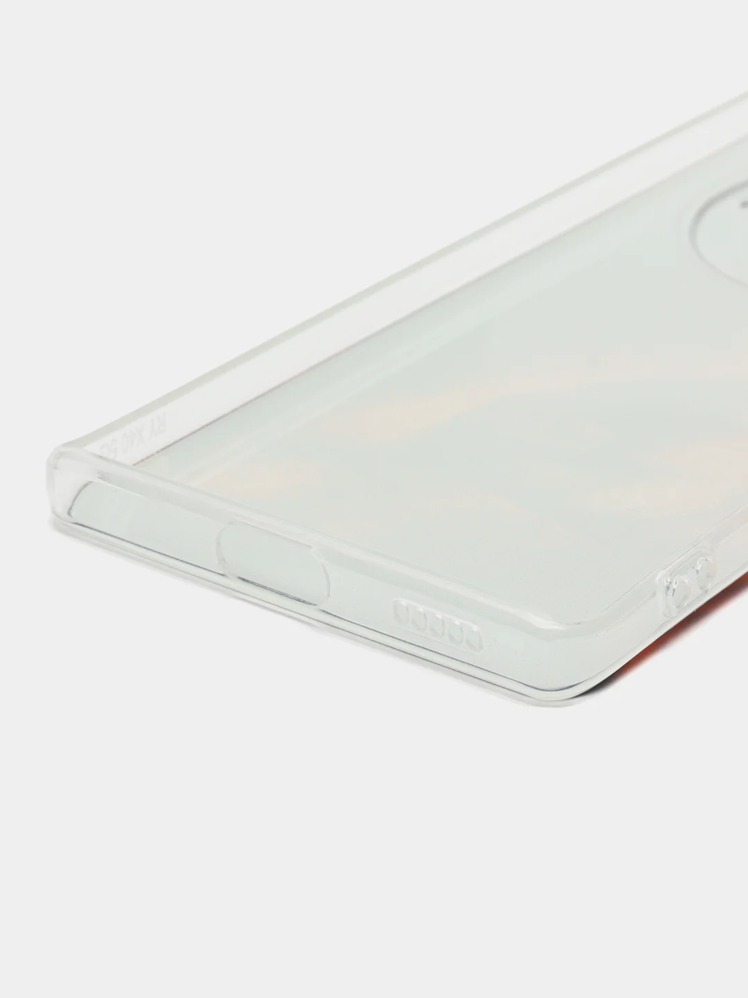 Светло-бежевый силиконовый чехол на Honor X9A / Хонор X9A прозрачный, с рисунком, защита камеры