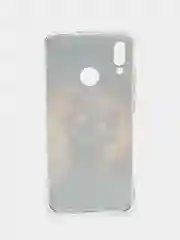 Индиго чехол на Honor 10 Lite/Huawei P Smart 2019 / Хонор 10 Лайт прозрачный, с рисунком