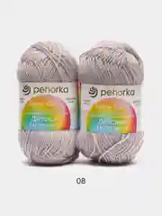 Серый меланж пряжа Пехорка "Детская новинка", 2 штуки, акрил, 50 г, 200 м