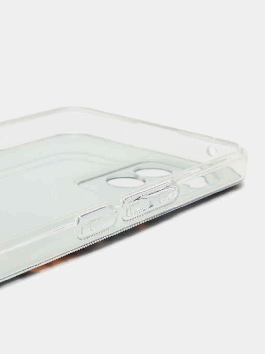 Коричневый силиконовый чехол на Oppo Realme 8/8 Pro / Оппо Реалми 8/8 Про прозрачный, с рисунком