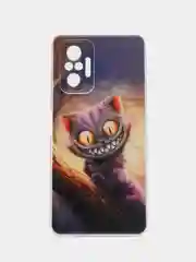 Индиго чехол на Xiaomi Redmi Note 10 Pro / Сяоми Редми Нот 10 Про прозрачный, с рисунком