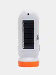 ЕРМАК фонарь аккумуляторный, 2-в-1, 17+0,5 Вт, LED, шнур 220В, солнечная батарея, пластик, 14,5 x 5,5 см