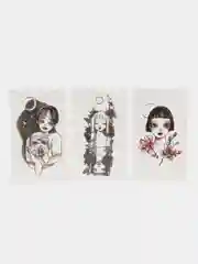 Татуировка временная Аниме Девушки Коты