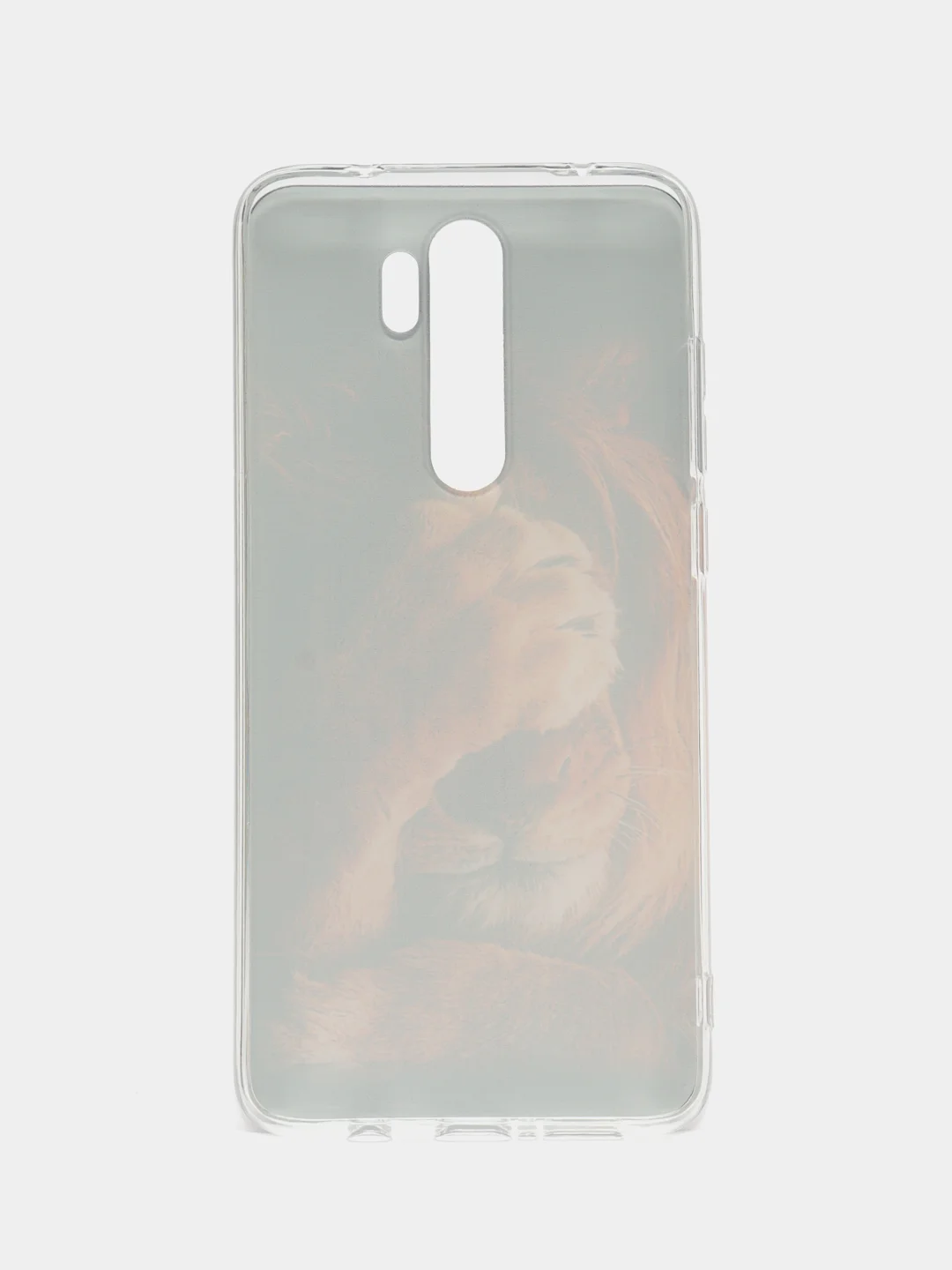 Светло-бежевый силиконовый чехол на Xiaomi Redmi Note 8 Pro / Сяоми Редми Нот 8 Про прозрачный с рисунком