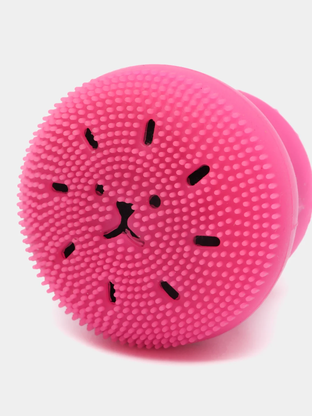 Фуксия силиконовая щетка для очищения лица "My Beauty Tool", 12 цветов