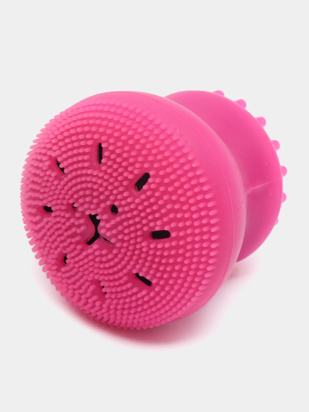 Фуксия силиконовая щетка для очищения лица "My Beauty Tool", 12 цветов