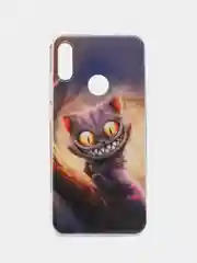 Индиго силиконовый чехол на Honor 8A/8A Pro/Huawei Y6 2019/Y6s / Хонор 8А прозрачный, с рисунком
