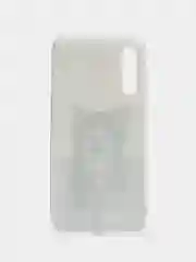 Молочный силиконовый чехол на Samsung Galaxy A50/A30s / Самсунг А50/А30s прозрачный, с рисунком