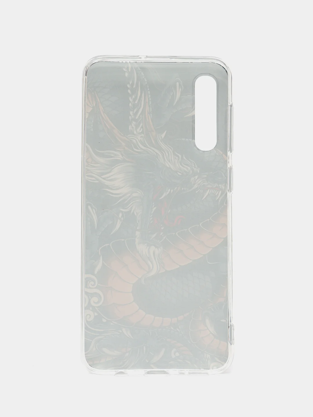 Марсала силиконовый чехол на Samsung Galaxy A50/A30s / Самсунг А50/А30s прозрачный, с рисунком