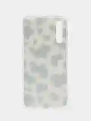 Золотистый хаки силиконовый чехол на Samsung Galaxy A50/A30s / Самсунг А50/А30s прозрачный, с рисунком