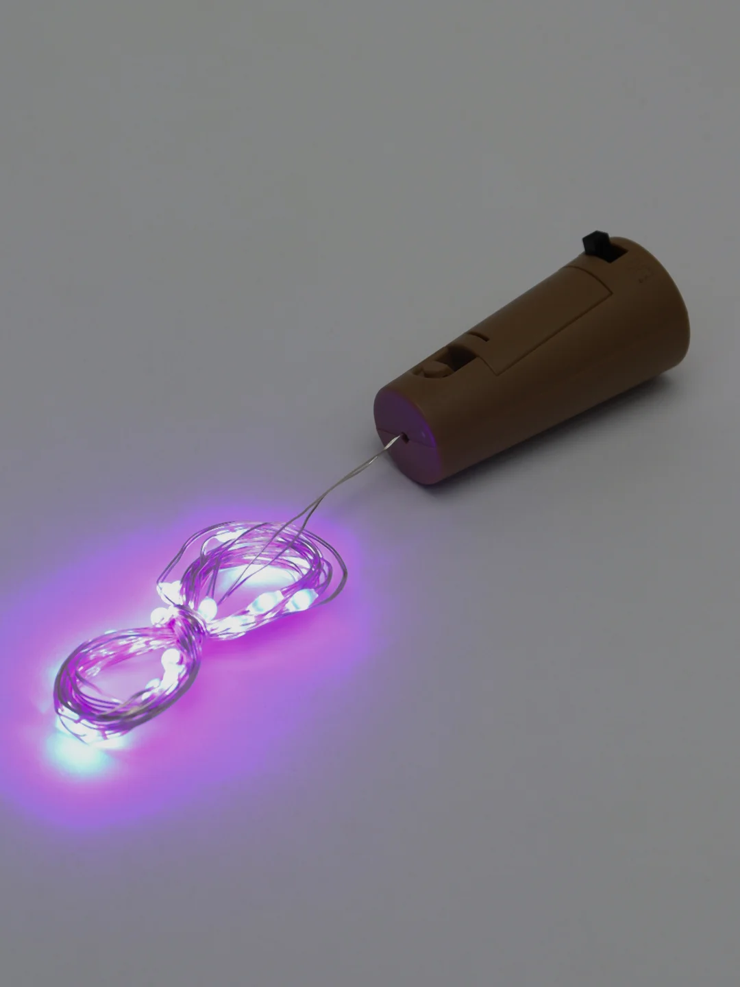 Конфетный гирлянда-пробка для декора, светодиодная интерьерная  2 метра 20 LED