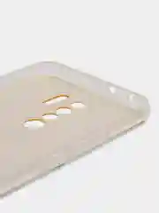Горчичный силиконовый чехол на Xiaomi Redmi 9 / Сяоми Редми 9 прозрачный, с рисунком, защита камеры