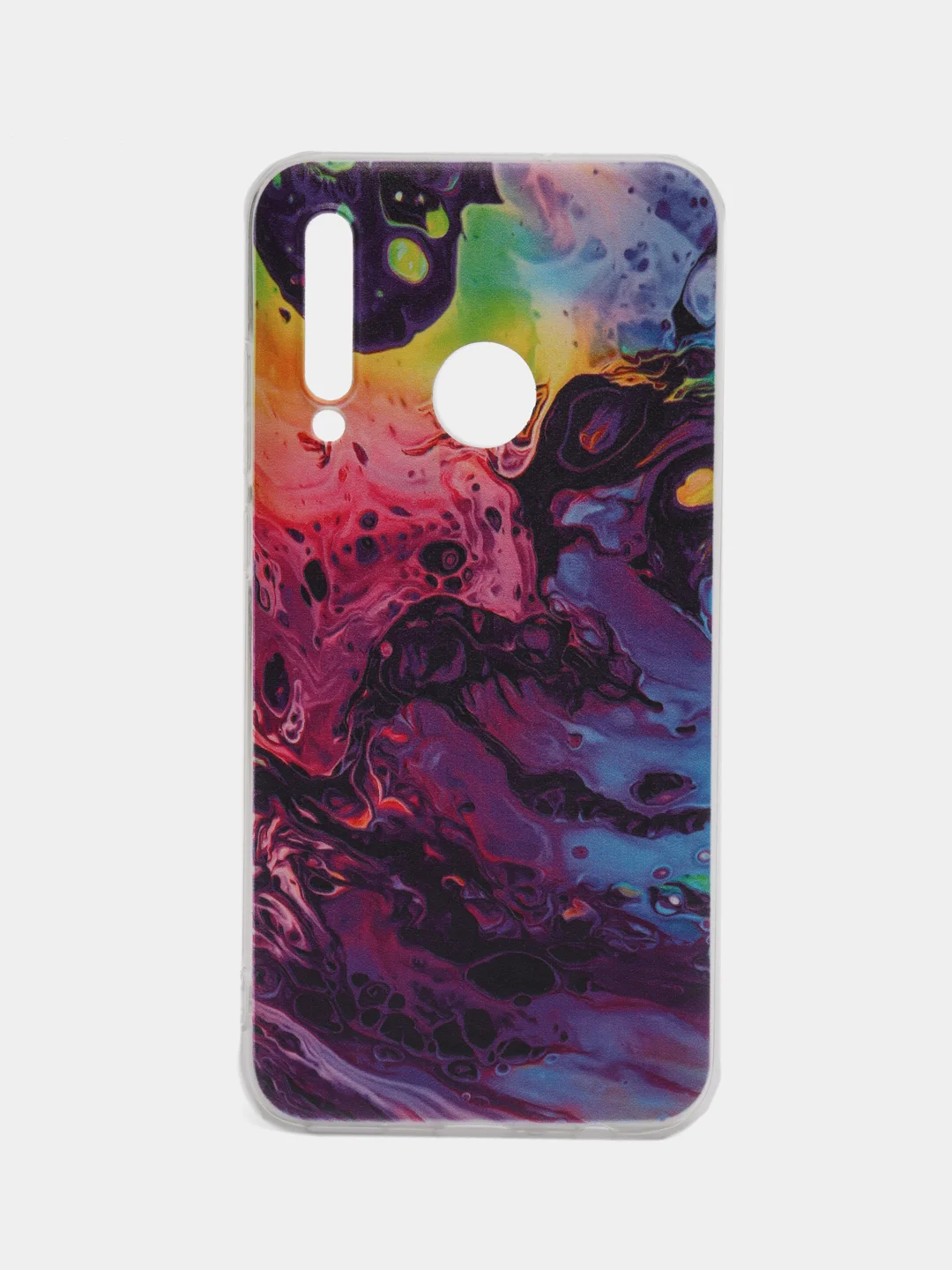Тёмно-бирюзовый чехол на Honor 10i/20 Lite 2019/20e/Huawei P Smart Plus 2019 / Хонор 10i прозрачный