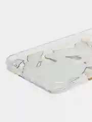 Тёмно-зелёный силиконовый чехол на Xiaomi Redmi 9A / Сяоми Редми 9А прозрачный с рисунком, защита камеры