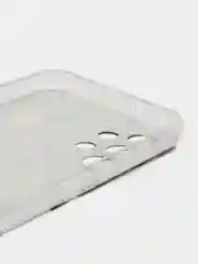 Серый металлик силиконовый чехол на Samsung Galaxy A13 4G / Самсунг А13 4G прозрачный, с рисунком