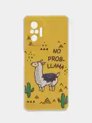 Горчичный чехол на Xiaomi Redmi Note 10 Pro / Сяоми Редми Нот 10 Про прозрачный, с рисунком