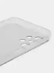 Серый силиконовый чехол на Samsung Galaxy A13 4G / Самсунг А13 4G прозрачный, с рисунком